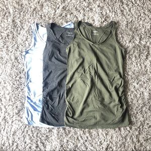 Bundle of Motherhood Maternity tanks